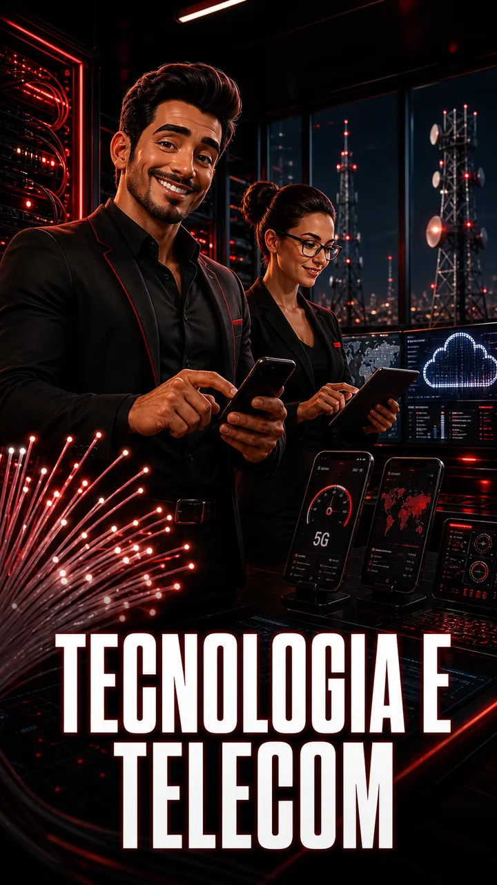 Capa do segmento Tecnologia e Telecom